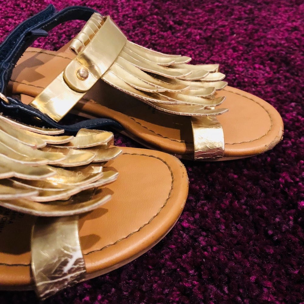 Toddler girl gold sandals - Picture 3 of 3